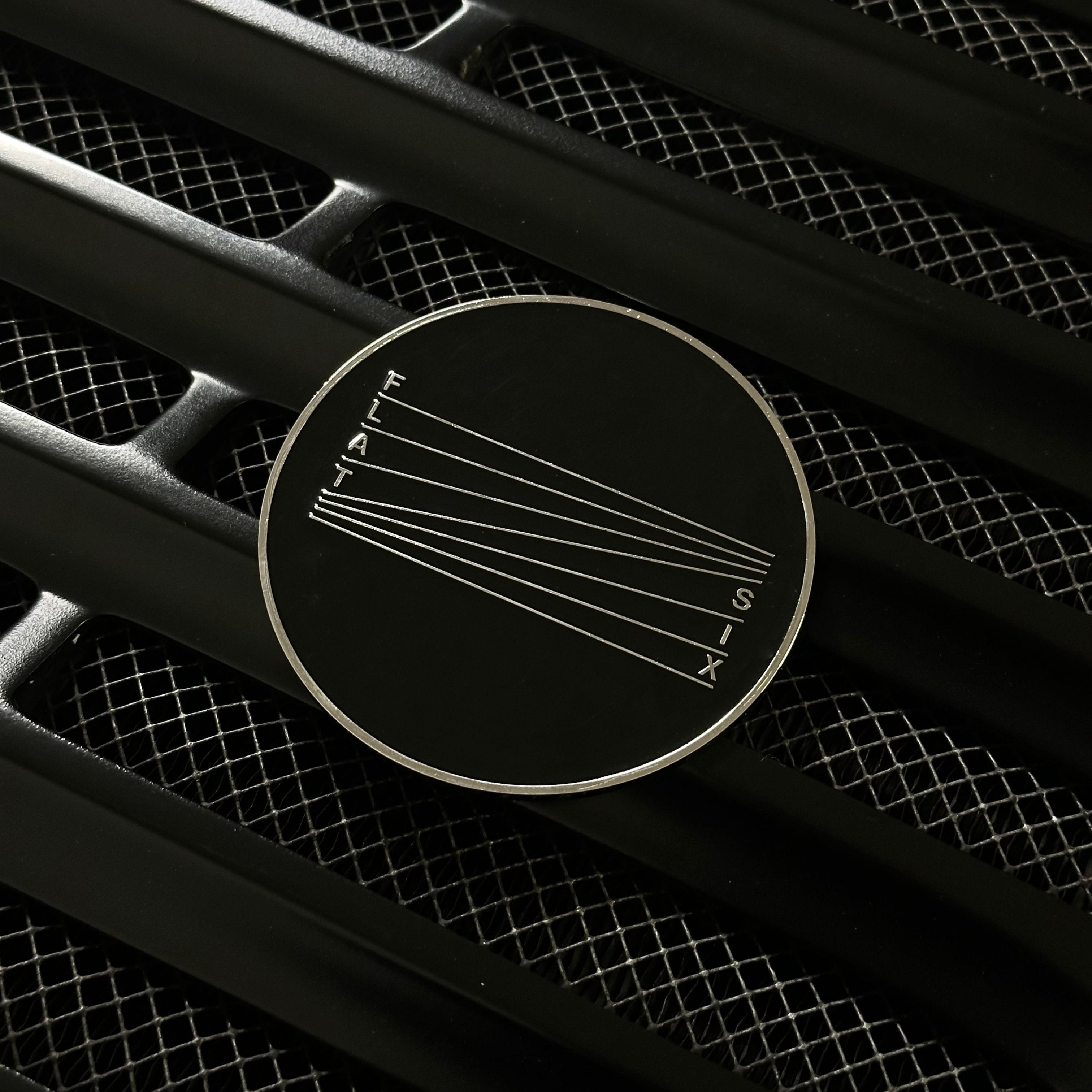 RENNBETRIEB Enamel Car Grill Badge Flat Six by Flavio Carvalho on Porsche