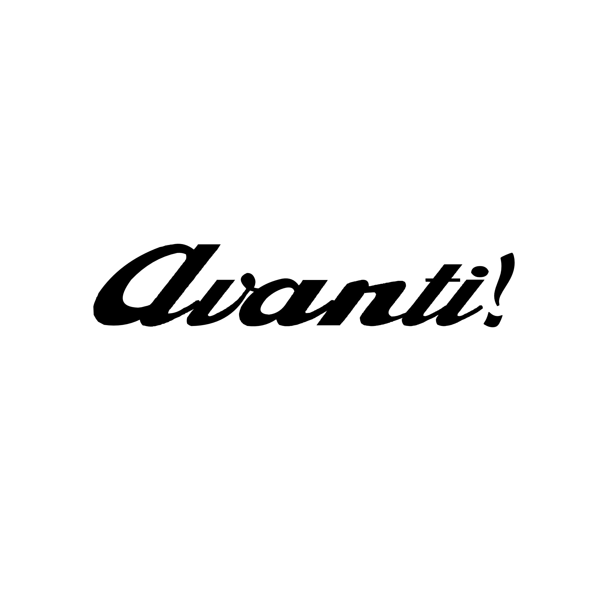 avanti sticker for car