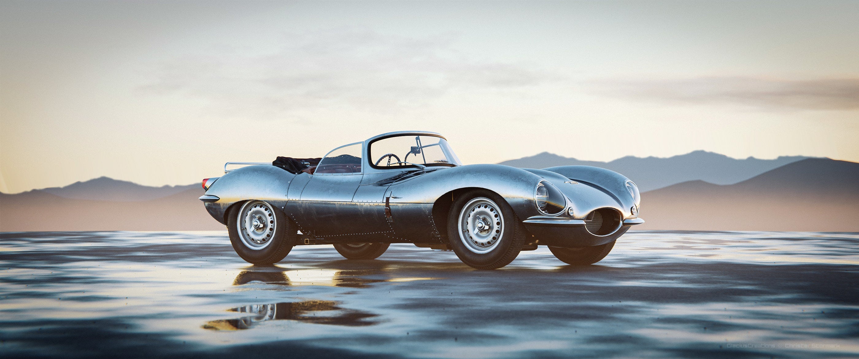 jaguar 3d render
