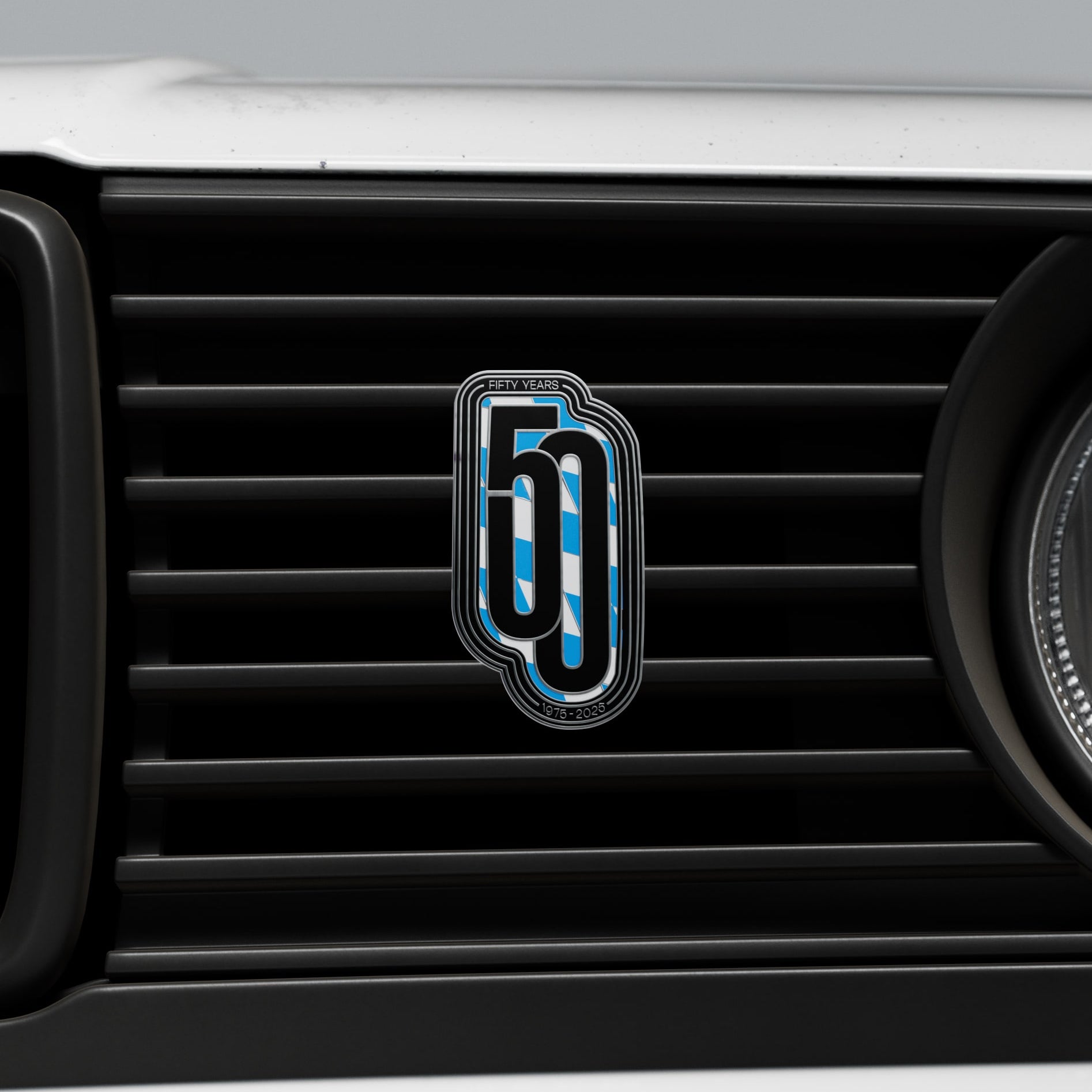 rennbetrieb x max salzborn enamel car grill badge hommage 50 years bmw 3 series