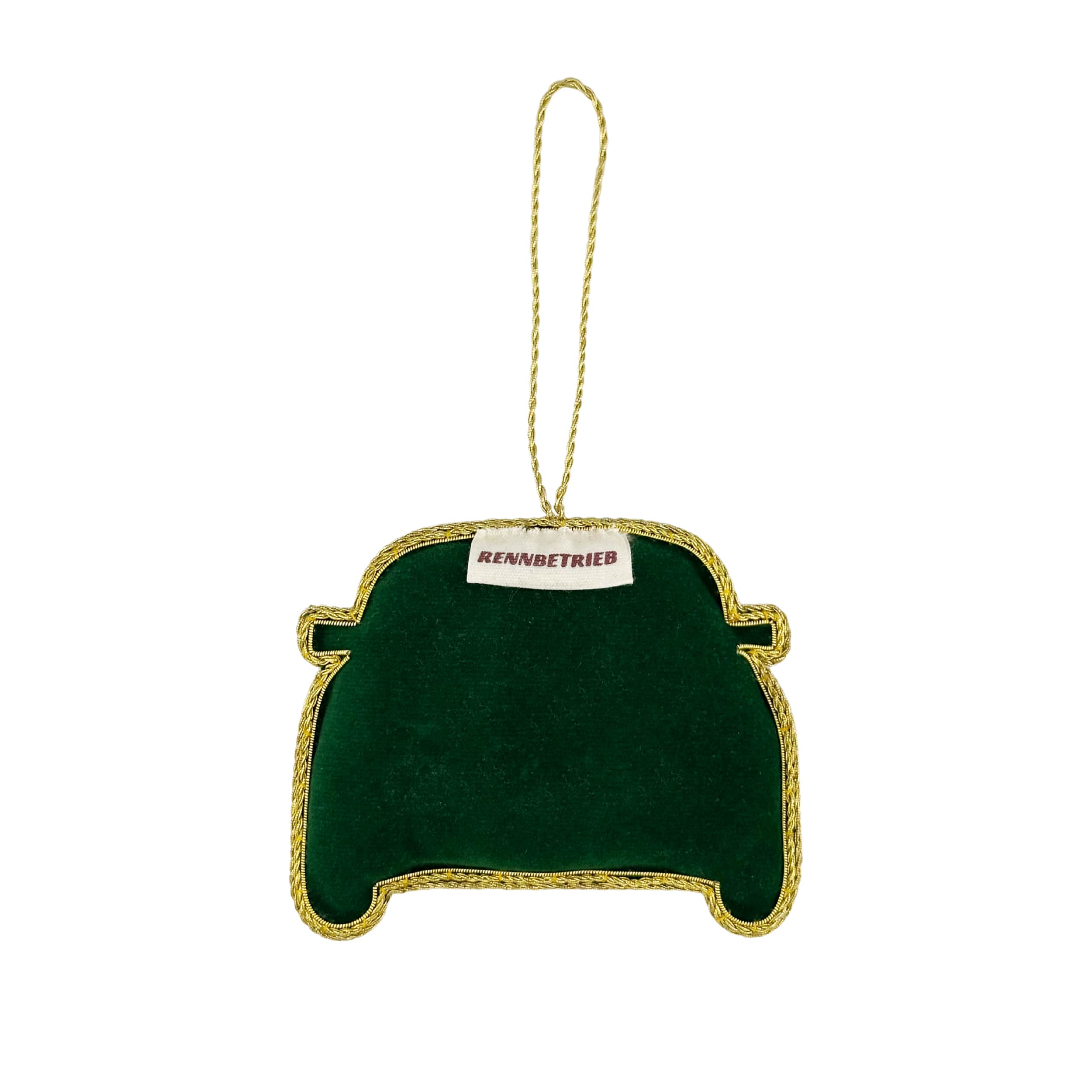 GREEN PORSCHE 911 CHRISTMAS ORNAMENT