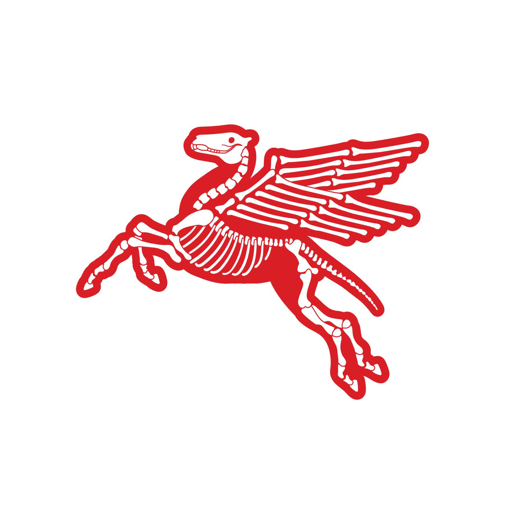 Set of two Decals - Skeleton Pegasus – RENNBETRIEB