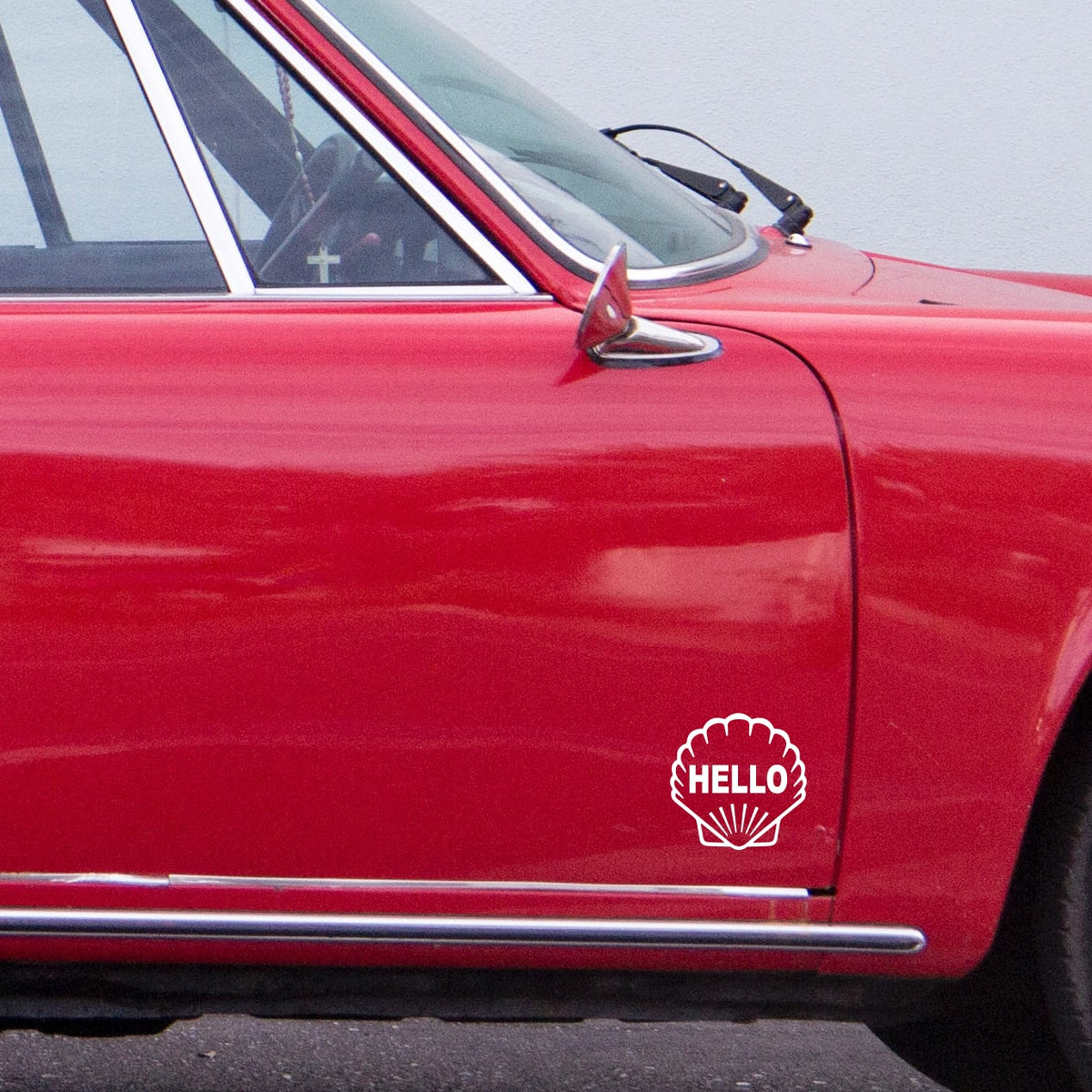 Shello Vintage Shell Car Decal Set | RENNBETRIEB