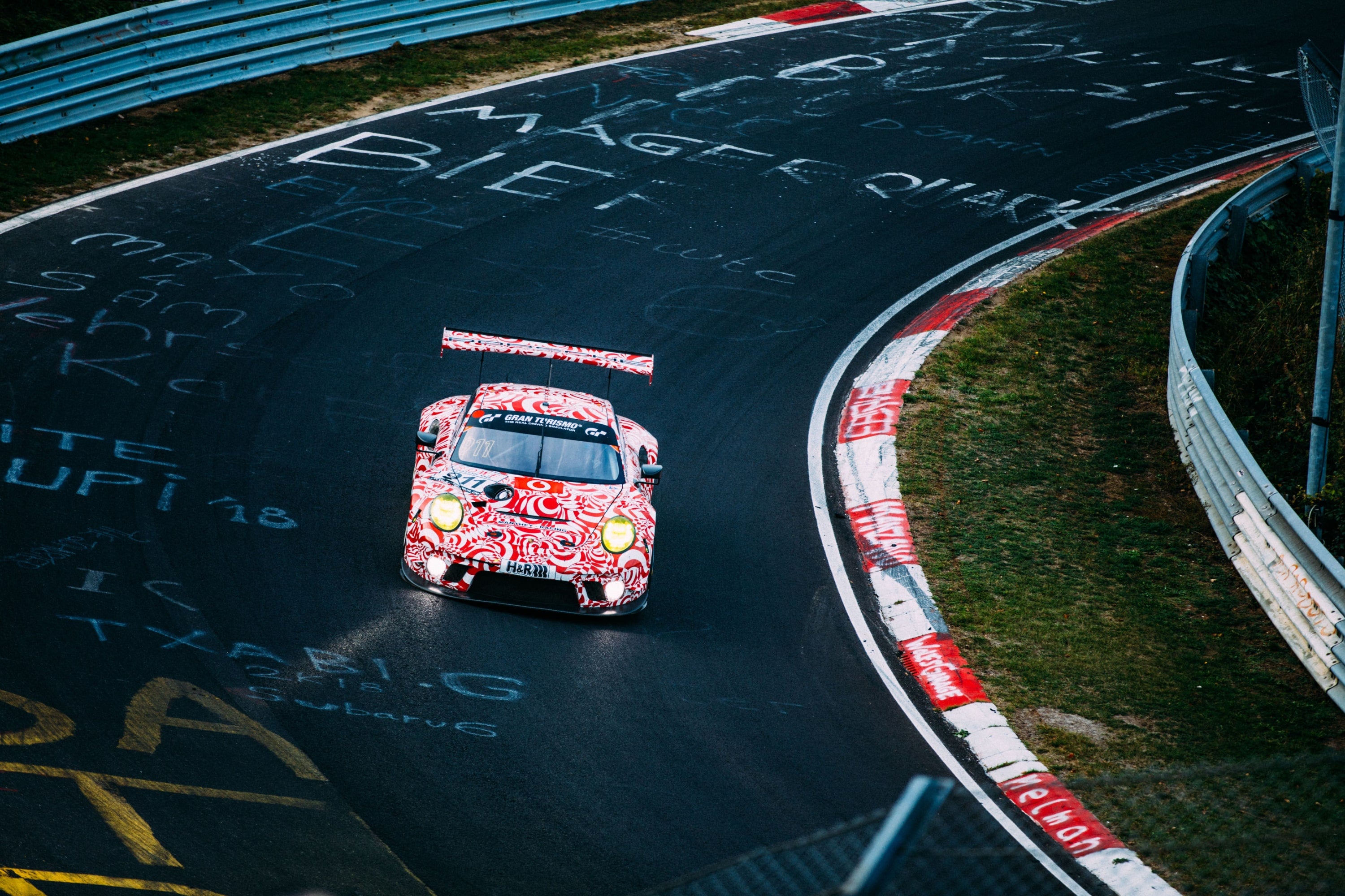 Porsche 911 GT3R Manthey Racing on Nordschleife