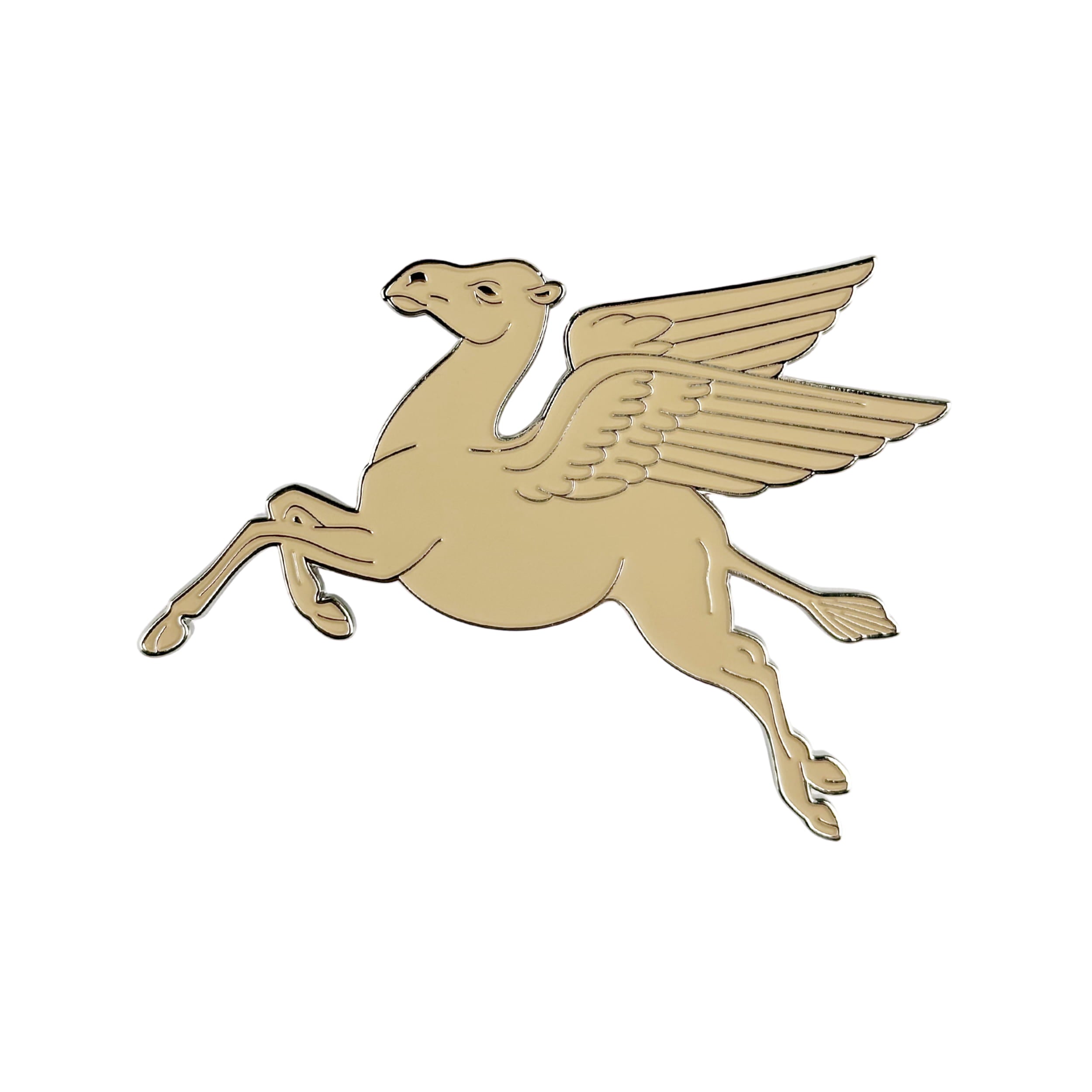camel pegasus enamel car grill badge 