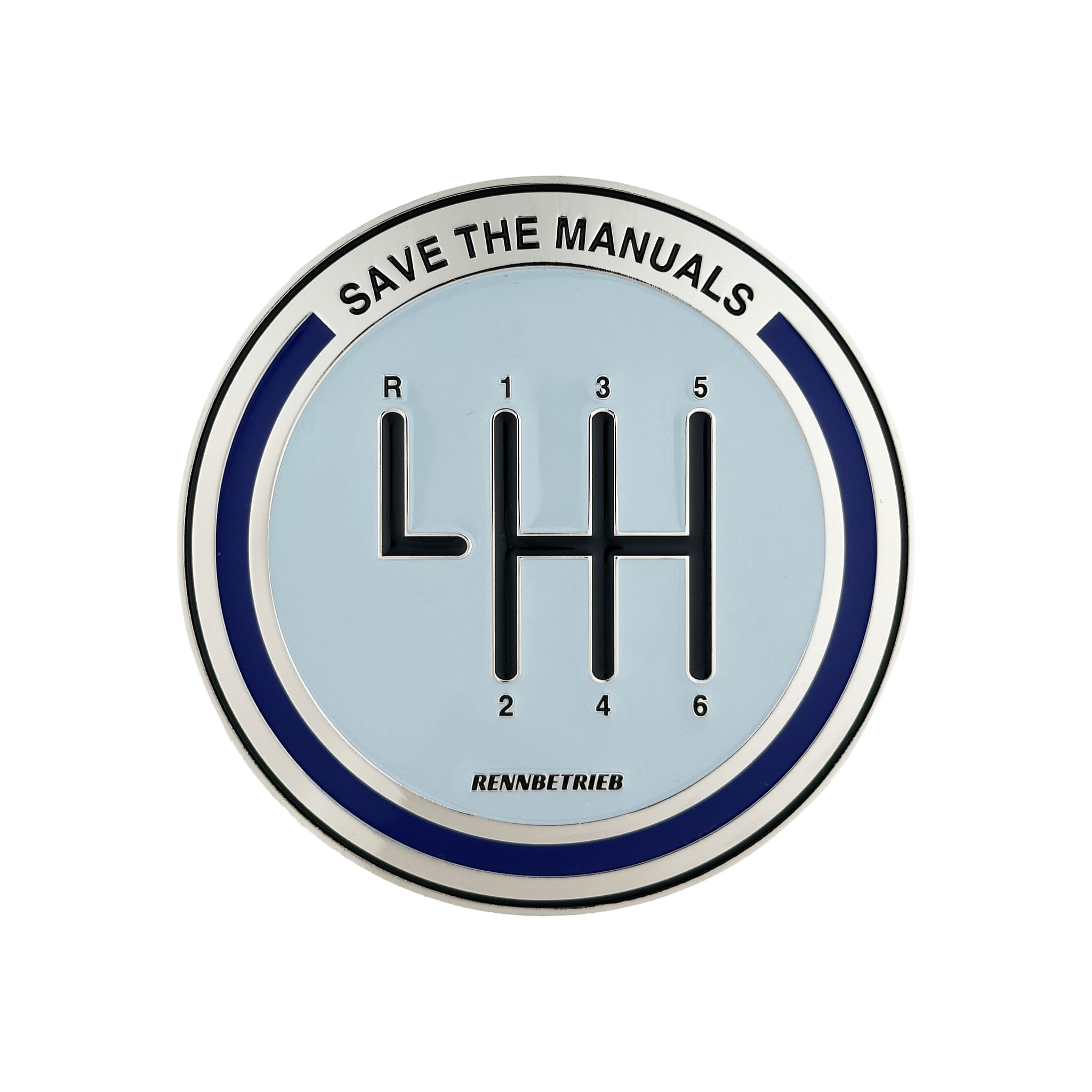 save the manuals enamel car grill badge