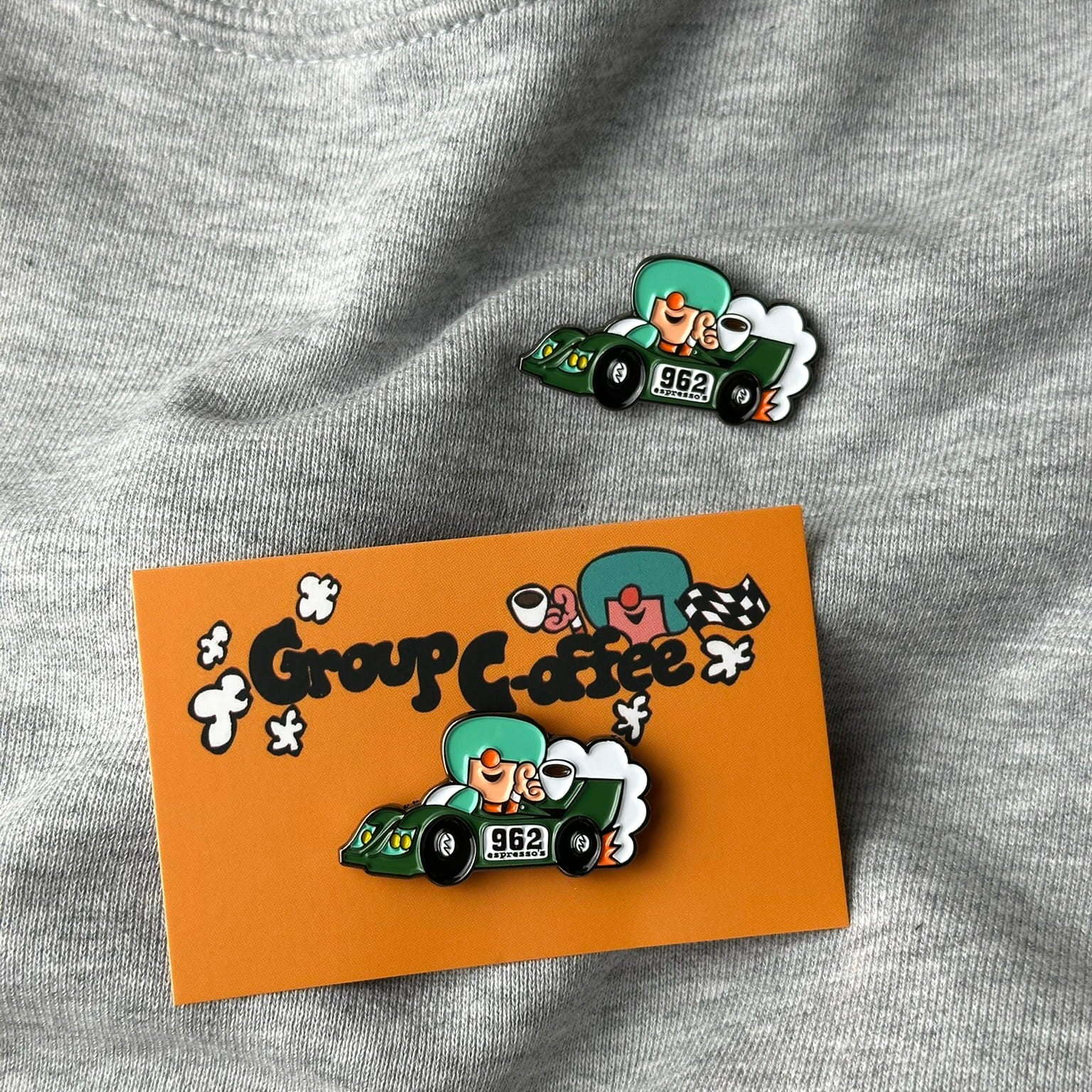 rennbetrieb x james martin group c-offee 962 enamel pin
