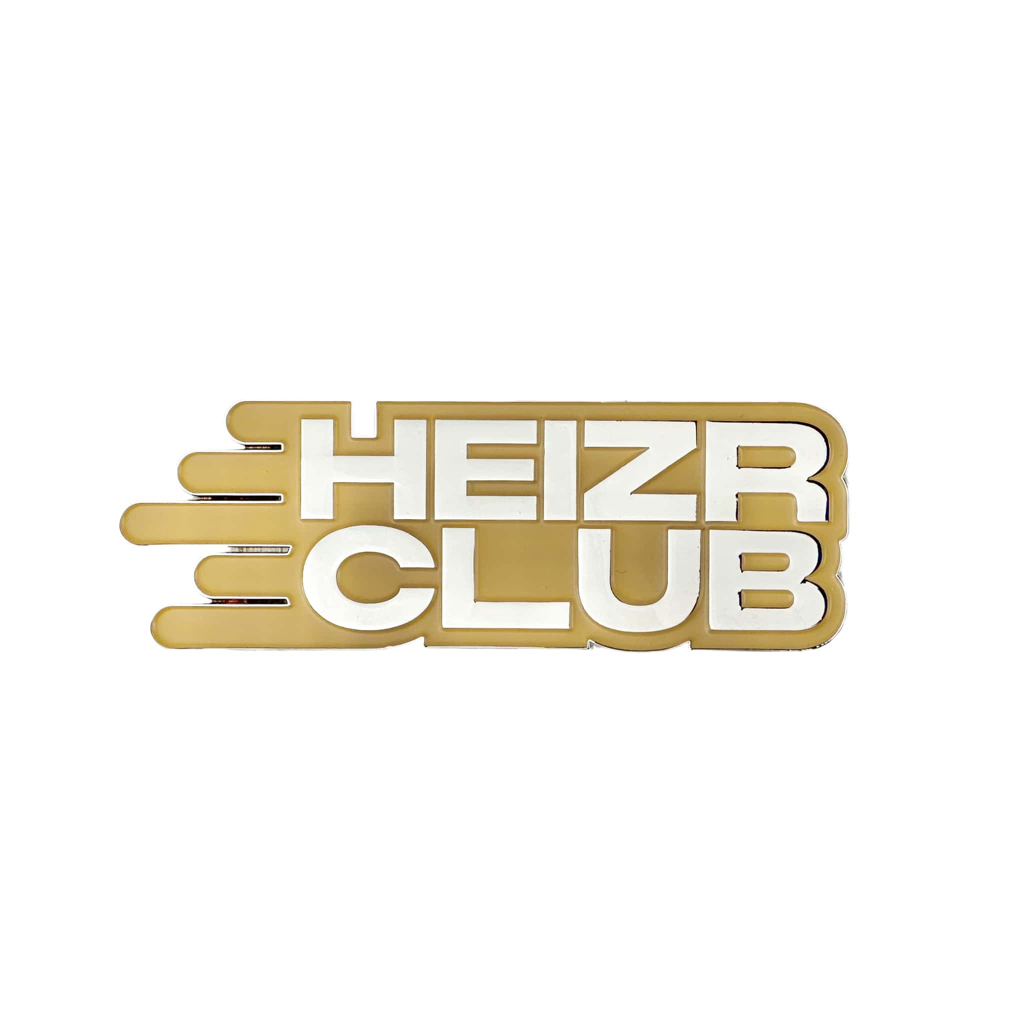 RENNBETRIEB x HEIZR Club Enamel car grill badge beige