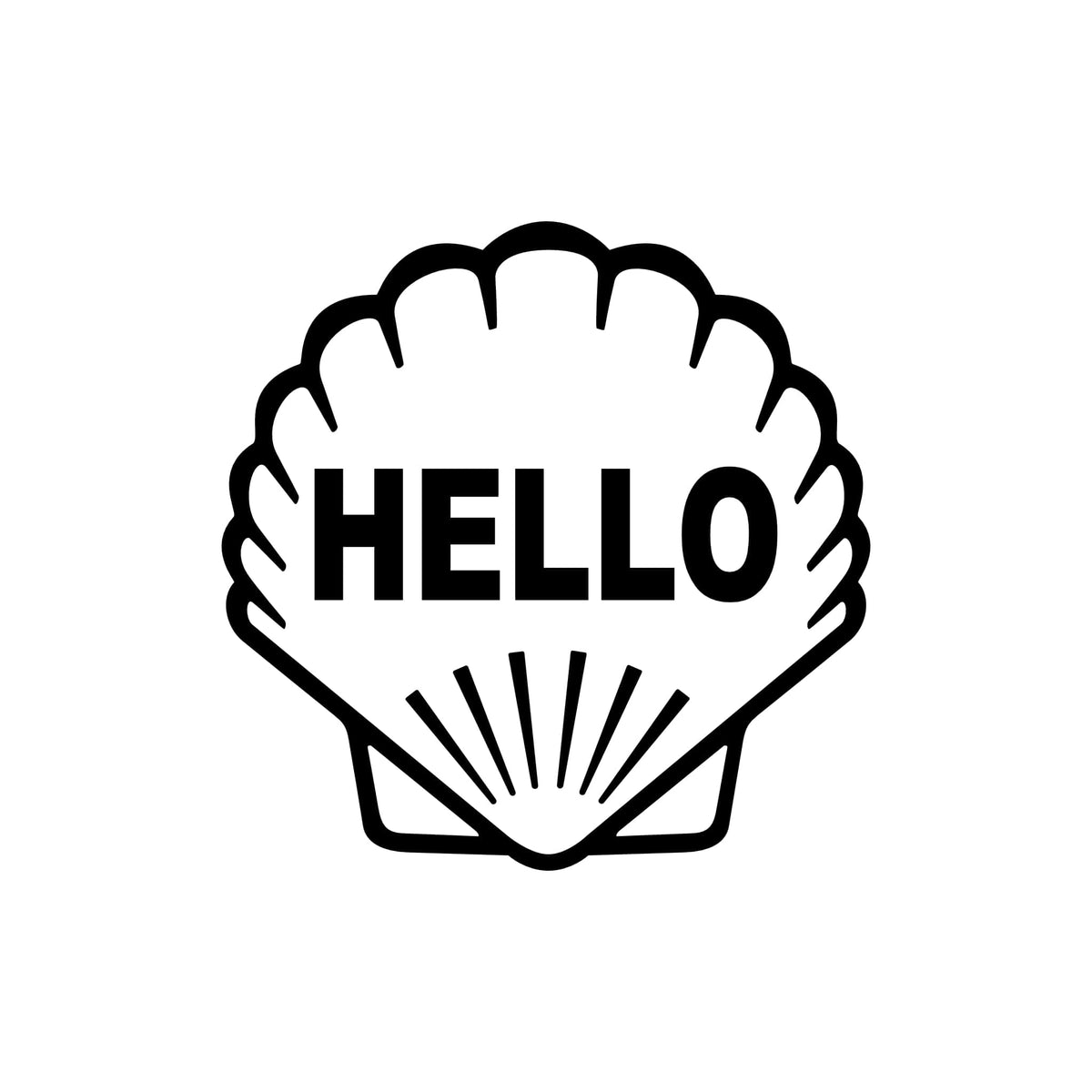 Shello Vintage Shell Car Decal Set | RENNBETRIEB