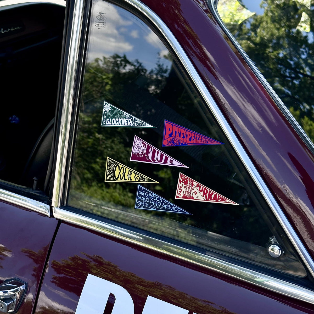 Passo dello Stelvio Printed Car Decal Set | RENNBETRIEB