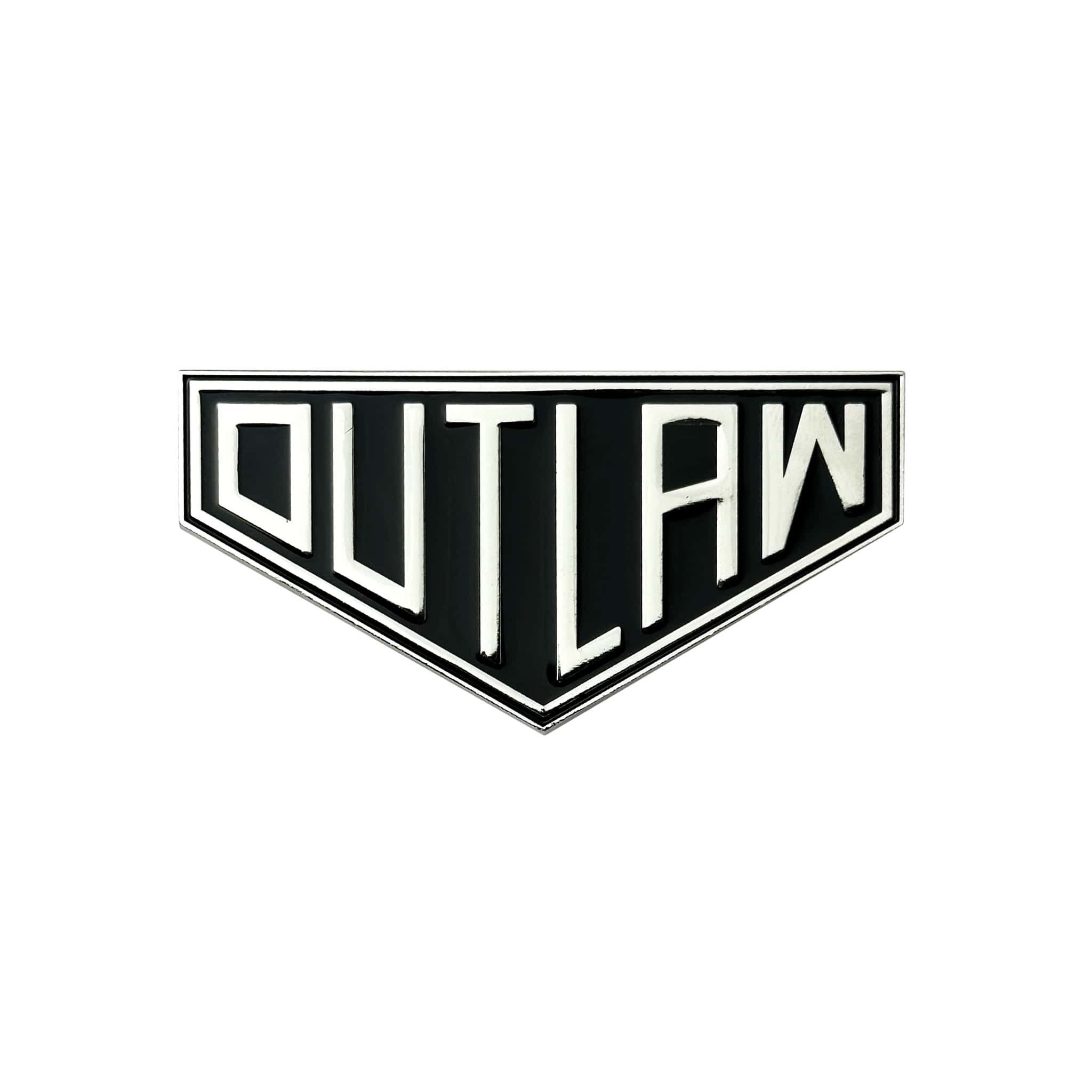 outlaw enamel grill badge rennbetrieb