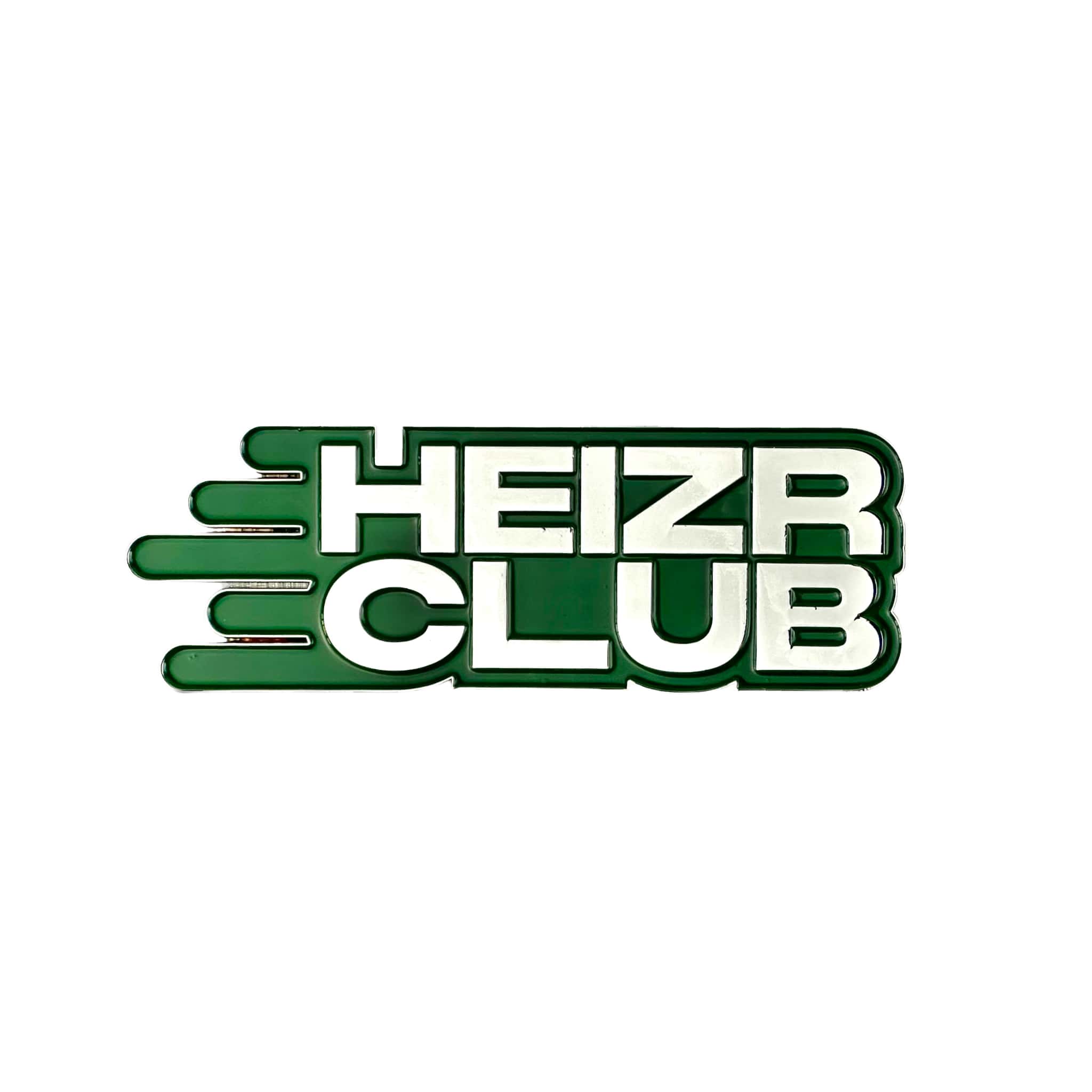 RENNBETRIEB x HEIZR Club Enamel car grill badge green